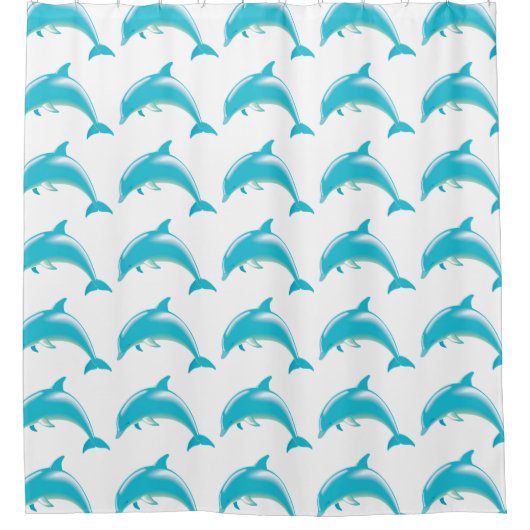 Shower Curtain/Dolphins Douchegordijn (Voorkant)