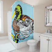 Shower Curtain/ Duck Douchegordijn (In situ)