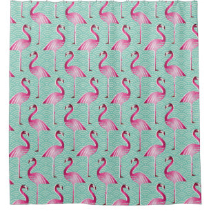 Shower Curtain/ Flamingos Douchegordijn