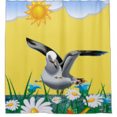 Shower Curtain Floral Douchegordijn (Voorkant)