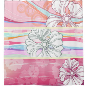 Shower Curtain/Flowers Douchegordijn