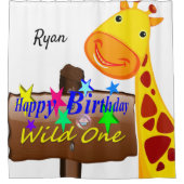 Shower Curtain-Giraffe Douchegordijn (Voorkant)