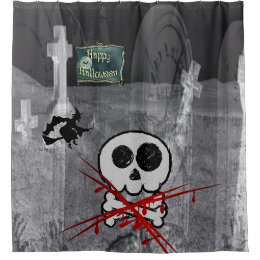 Shower Curtain Halloween Douchegordijn (Voorkant)