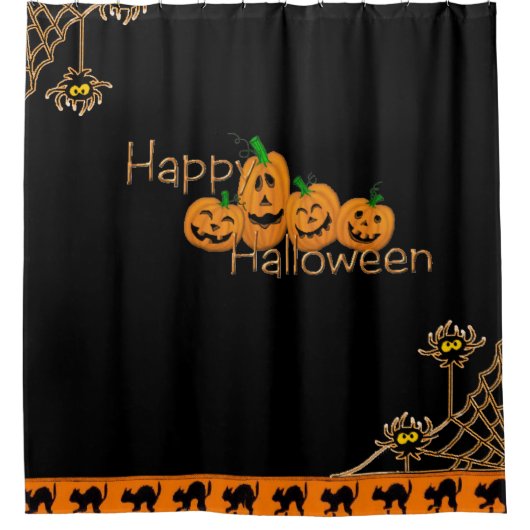 Shower Curtain Halloween Douchegordijn (Voorkant)