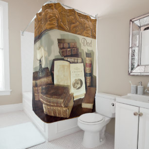 Shower Curtain History-boeken Douchegordijn