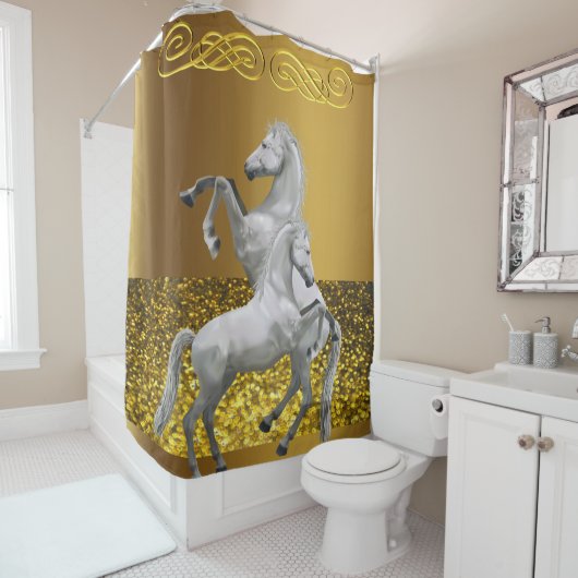 Shower Curtain Horse Douchegordijn (In situ)