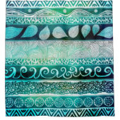 Shower Curtain/Indie Pattern Douchegordijn (Voorkant)