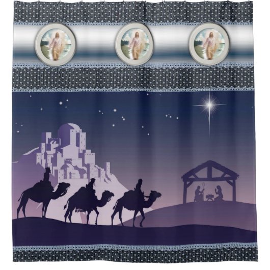 Shower Curtain Jseus Douchegordijn (Voorkant)