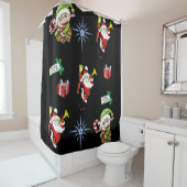 Shower Curtain Kerstmis Douchegordijn (In situ)