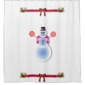 Shower Curtain Kerstmis Douchegordijn (Voorkant)