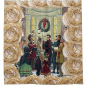 Shower Curtain Kerstmis Douchegordijn (Voorkant)