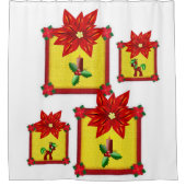 Shower Curtain Kerstmis Douchegordijn (Voorkant)