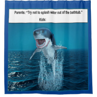 Shower Curtain (Kinder in Bathtime) Douchegordijn