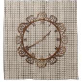 Shower Curtain-klok Douchegordijn (Voorkant)