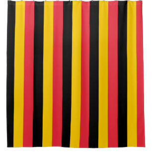 Shower Curtain met vlag van België Douchegordijn