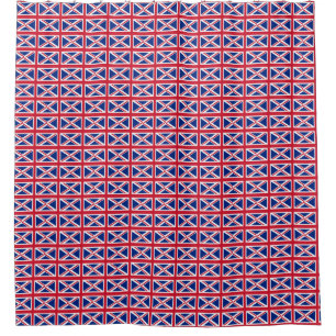 Shower Curtain met vlag van het Verenigd Koninkrij Douchegordijn