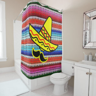 Shower Curtain Mexican Stripe Douchegordijn
