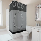 Shower Curtain Mirror Douchegordijn (In situ)