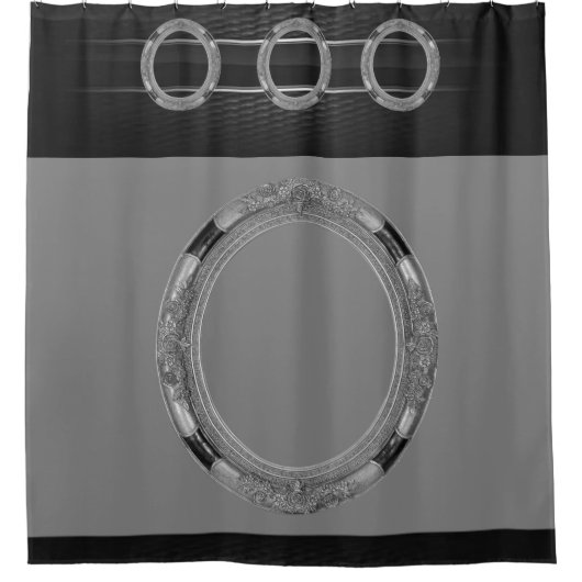 Shower Curtain Mirror Douchegordijn (Voorkant)