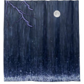 Shower Curtain Moon Douchegordijn (Voorkant)