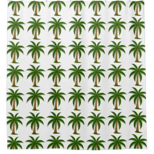 Shower Curtain/Palm Trees Douchegordijn (Voorkant)