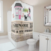 Shower Curtain Paris Douchegordijn (In situ)