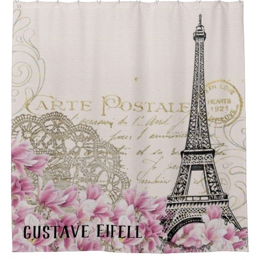 Shower Curtain Paris Gustave Eiviel Douchegordijn (Voorkant)