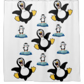 Shower Curtain Penguin Douchegordijn (Voorkant)
