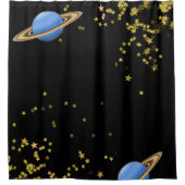 Shower Curtain Planets Douchegordijn (Voorkant)