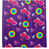 Shower Curtain-Pony airy Douchegordijn (Voorkant)