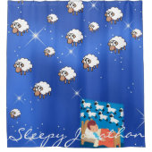 Shower Curtain Sheep Douchegordijn (Voorkant)