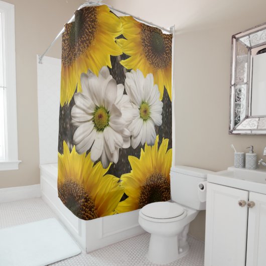 Shower Curtain Sunflower Douchegordijn (In situ)