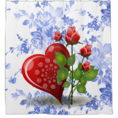 Shower Curtain-Valentijnsdag Douchegordijn (Voorkant)
