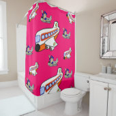Shower Curtain-vliegtuig Douchegordijn (In situ)
