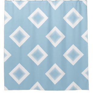 Shower Curtain - White Diamond met Center Star Douchegordijn