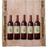 Shower Curtain Wine Douchegordijn (Voorkant)