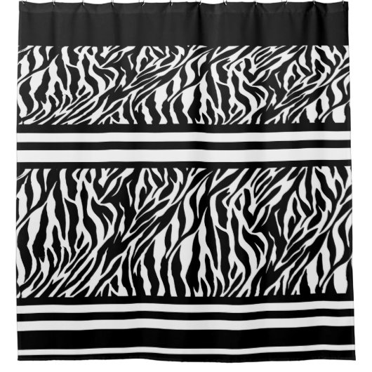 Shower Curtain/Zebra Pattern Douchegordijn (Voorkant)