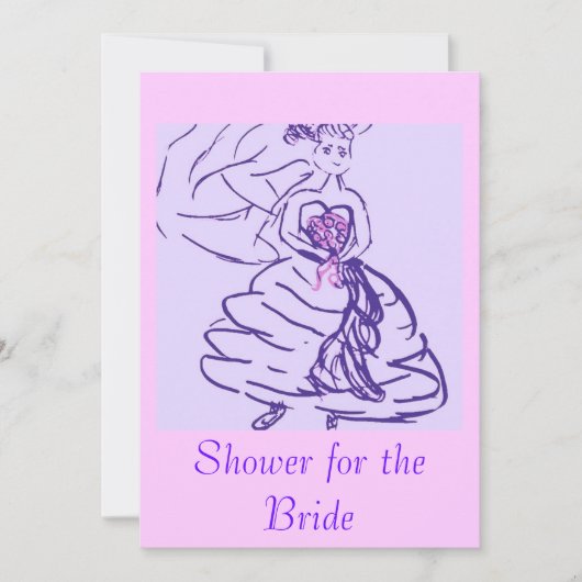 Shower for the Bride Kaart (Voorkant)