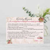 Shower Game Kaart (Staand voorkant)