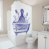 Shower gordijn met  marinier in bad (In situ)