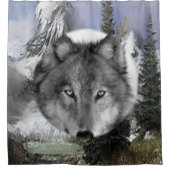 Shower gordtain Wolves Douchegordijn (Voorkant)