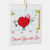 Shower Love Keramisch Ornament (Rechts)