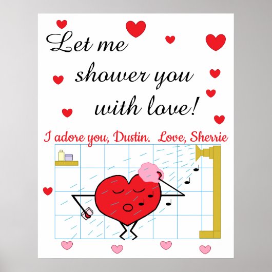 Shower Love Poster (Voorkant)