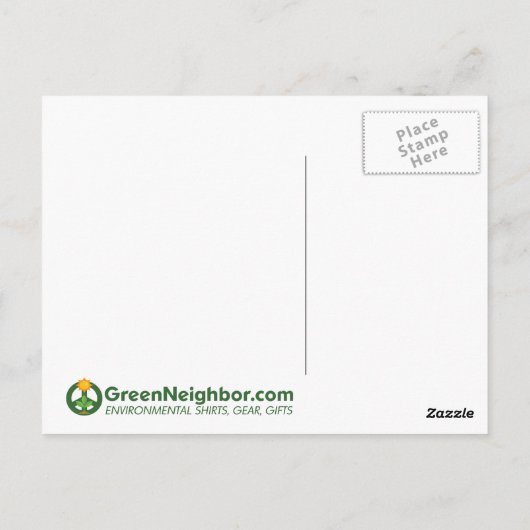 Shower met mij - bespaar water briefkaart (Achterkant)