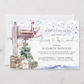 Shower per Mail | WinterkerstBaby shower Kaart (Voorkant)