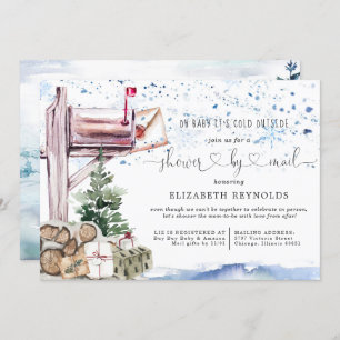 Shower per Mail   WinterkerstBaby shower Kaart