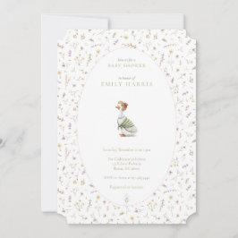 Shower-uitnodiging - roze voor het boekje kaart