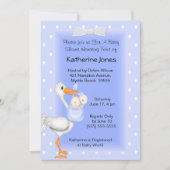 Shower-uitnodigingen voor winkels en tweelingdozen kaart (Voorkant)