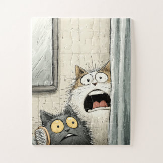 Shower Verrassing Katten – Grappige Puzzel