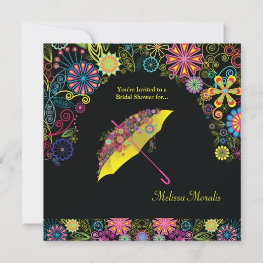 Showers of Brightness Invitation Kaart (Voorkant)